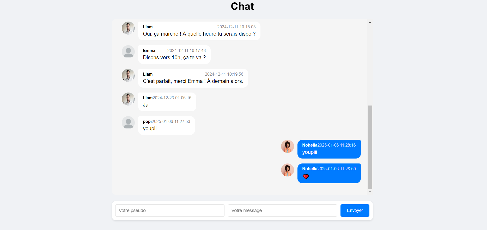 Chat Interactif